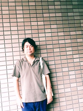 「khaki」｜まゆChan  さん（メンズ・170cm）の夏コーディネート