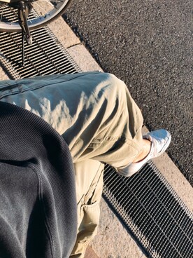 「アイテム（スウェット）」を使った、まゆChan  さん（メンズ・169cm・50代）の秋コーディネート