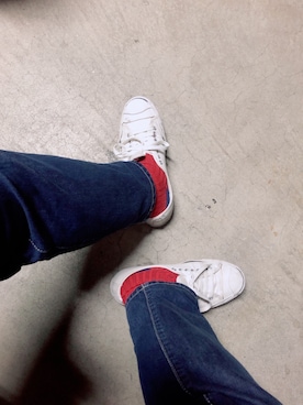 「アイテム（レッグウェア）」を使った、まゆChan  さん（メンズ・169cm）の冬コーディネート