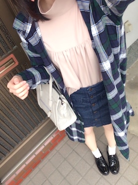 「present（プレゼント）のアイテム（バッグ）」を使った、Nさん（レディース・164cm）の春コーディネート