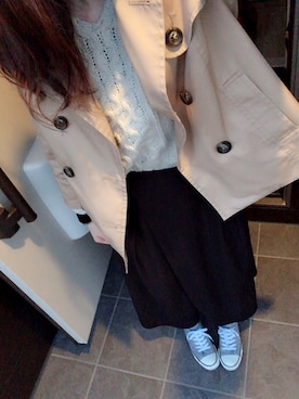 Nさん（レディース・164cm）の春コーディネート