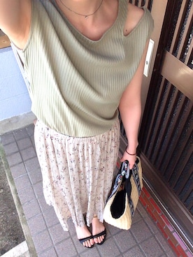 Nさん(レディース・165cm)の夏コーディネート