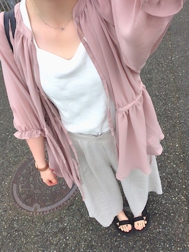 Nさん（レディース・165cm）の夏コーディネート