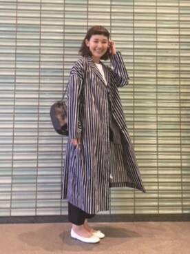 marimekko（マリメッコ）のシャツワンピースを使った人気ファッション 