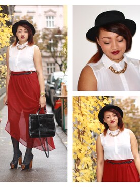 Mariama Mauriさん（レディース）の秋コーディネート