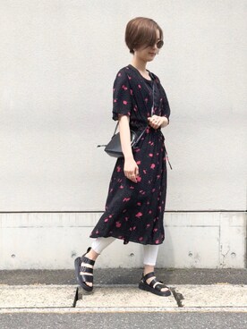 レーヨン花柄カシュクールワンピース Niko And を使った人気ファッションコーディネート Wear