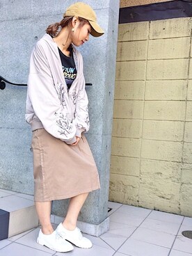 「春コート」｜Hinechiさん（レディース・158cm）の春コーディネート