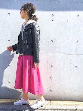 「春コート」｜Hinechiさん（レディース・158cm）の春コーディネート