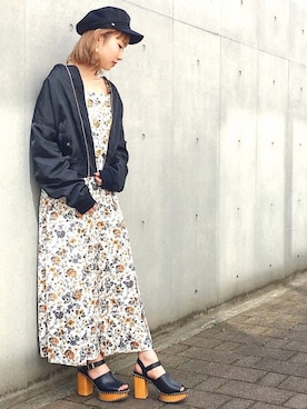 「春コート」｜Hinechiさん（レディース・158cm）の春コーディネート