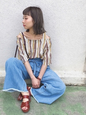 Hinechiさん（レディース・158cm）の夏コーディネート