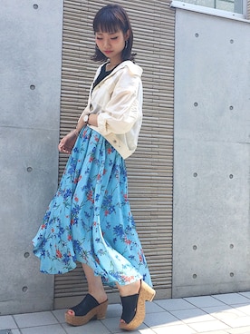 Hinechiさん（レディース・158cm）の夏コーディネート