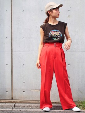 Hinechiさん（レディース・158cm）の夏コーディネート