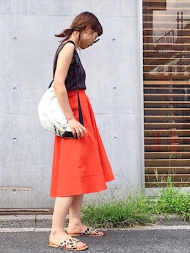 Hinechiさん（レディース・158cm）の夏コーディネート