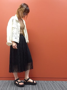 Hinechiさん（レディース・158cm）の夏コーディネート