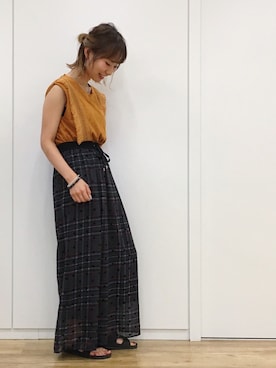 Hinechiさん（レディース・158cm）の夏コーディネート