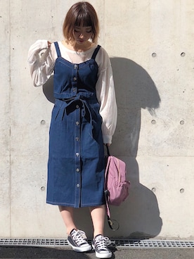 Hinechiさん（レディース・158cm）の春コーディネート