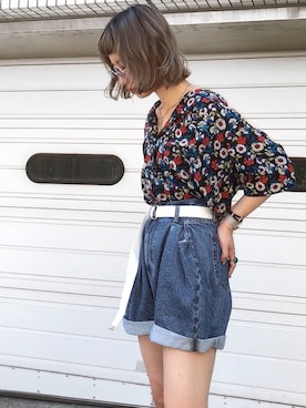 Hinechiさん（レディース・158cm）の夏コーディネート