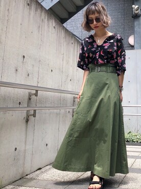 Hinechiさん（レディース・158cm）の夏コーディネート