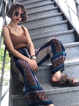 Hinechiさん（レディース・158cm）の夏コーディネート