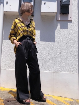 Hinechiさん（レディース・158cm）の夏コーディネート