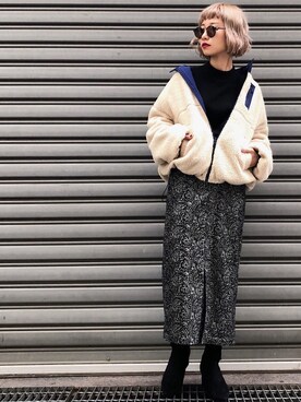 Hinechiさん（レディース・158cm）の冬コーディネート