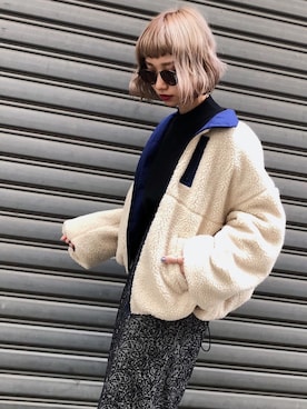 Hinechiさん（レディース・158cm）の冬コーディネート