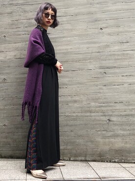 Hinechiさん（レディース・158cm）の冬コーディネート