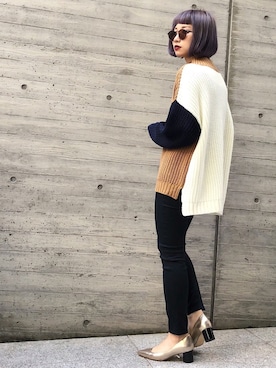 Hinechiさん（レディース・158cm）の冬コーディネート