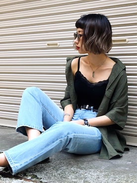 Hinechiさん（レディース・158cm）の春コーディネート