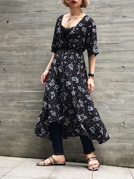 Hinechiさん（レディース・158cm）の春コーディネート