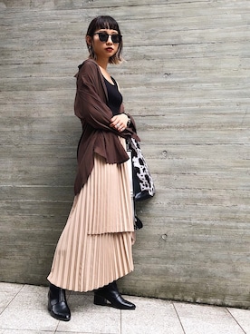 Hinechiさん（レディース・158cm）の夏コーディネート