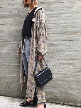 Hinechiさん（レディース・158cm）の秋コーディネート