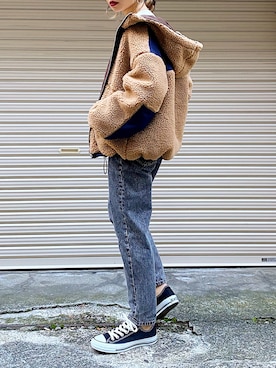 Hinechiさん（レディース・158cm）の冬コーディネート