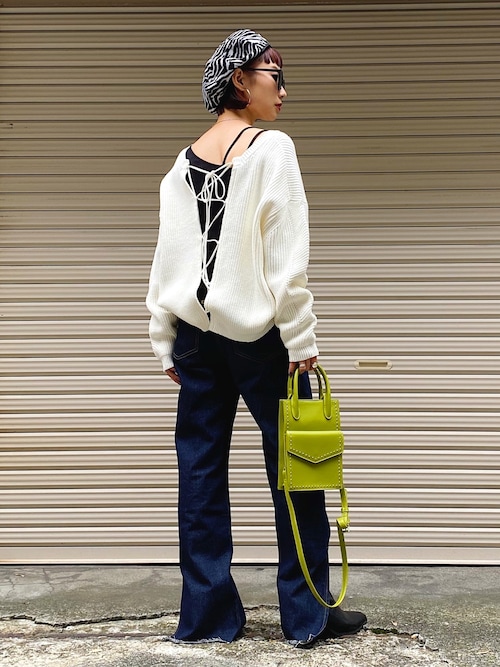 Pageboy事業部hinechiさんのニット セーターを使ったコーディネート Zozotown