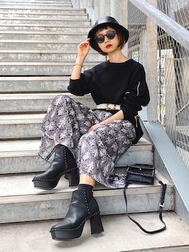 Hinechiさん（レディース・158cm）の秋コーディネート