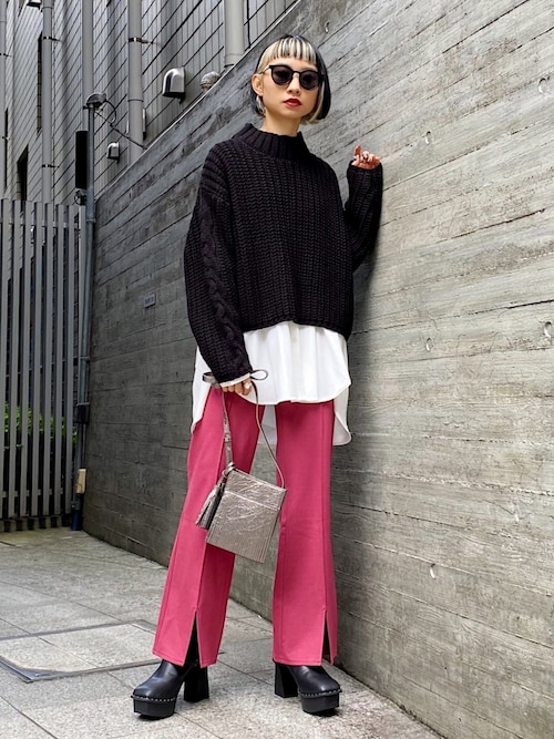 Hinechi Pageboy事業部 Pageboyのニット セーターを使ったコーディネート Wear