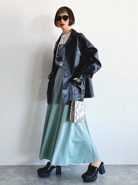 Hinechiさん（レディース・158cm）の冬コーディネート