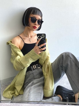 Hinechiさん（レディース・158cm）の春コーディネート