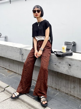 Hinechiさん(レディース・158cm)の夏コーディネート