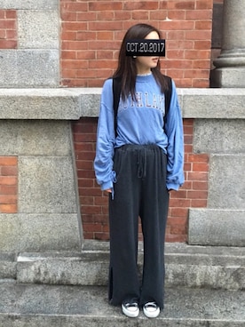 「Dip Drops（Dip Drops）のアイテム」を使った、bettyさん（レディース・161cm）の秋コーディネート