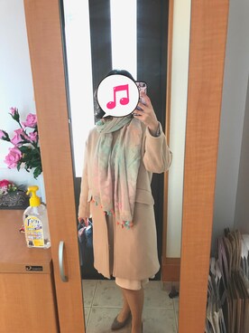 「きれいめスタイル」｜「アイテム（その他アウター）」を使った、まろんさん（レディース・160cm）の春コーディネート