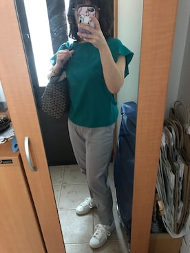 「adidas Originals（アディダスオリジナルス）の＜adidas Originals（アディダス）＞∴Stan Smith スタンスミス/スニーカー ◆（スニーカー）」を使った、まろんさん（レディース・160cm）の夏コーディネート