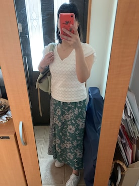 「adidas Originals（アディダスオリジナルス）の＜adidas Originals（アディダス）＞∴Stan Smith スタンスミス/スニーカー ◆（スニーカー）」を使った、まろんさん（レディース・160cm）の夏コーディネート