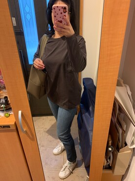 「adidas Originals（アディダスオリジナルス）の＜adidas Originals（アディダス）＞∴Stan Smith スタンスミス/スニーカー ◆（スニーカー）」を使った、まろんさん（レディース・160cm）の秋コーディネート