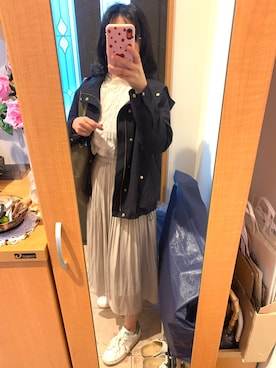 「FRAMeWORK（フレームワーク）のアイテム（マウンテンパーカー）」を使った、まろんさん（レディース・160cm）の秋コーディネート