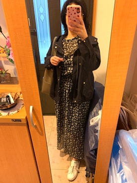 「FRAMeWORK（フレームワーク）のアイテム（マウンテンパーカー）」を使った、まろんさん（レディース・160cm）の秋コーディネート