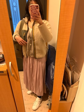 「adidas Originals（アディダスオリジナルス）の＜adidas Originals（アディダス）＞∴Stan Smith スタンスミス/スニーカー ◆（スニーカー）」を使った、まろんさん（レディース・160cm）の冬コーディネート