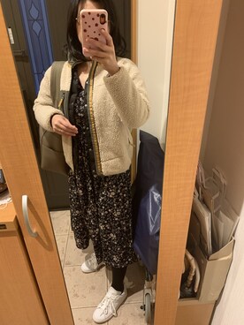 「adidas Originals（アディダスオリジナルス）の＜adidas Originals（アディダス）＞∴Stan Smith スタンスミス/スニーカー ◆（スニーカー）」を使った、まろんさん（レディース・160cm）の冬コーディネート