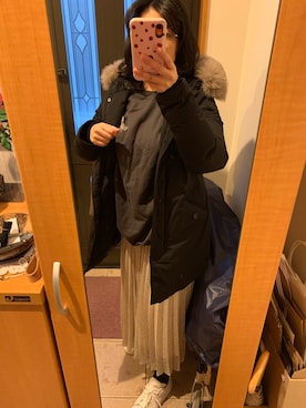 「adidas Originals（アディダスオリジナルス）の＜adidas Originals（アディダス）＞∴Stan Smith スタンスミス/スニーカー ◆（スニーカー）」を使った、まろんさん（レディース・160cm）の冬コーディネート