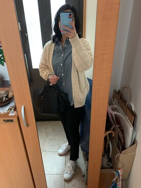 「adidas Originals（アディダスオリジナルス）の＜adidas Originals（アディダス）＞∴Stan Smith スタンスミス/スニーカー ◆（スニーカー）」を使った、まろんさん（レディース・160cm）の春コーディネート